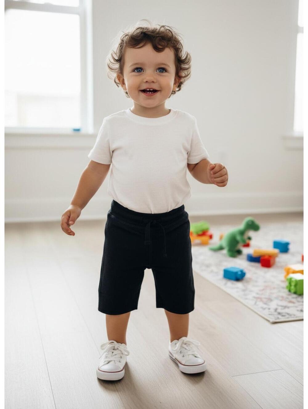 Comfort Pact Organic Fleece Shorts for Toddlers (2T)